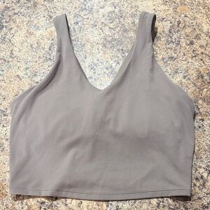 All in motion Ribbed V-Neck Crop Tank